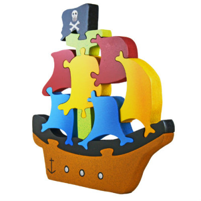 Large Pirate Ship Puzzle