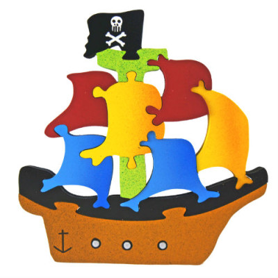 Large Pirate Ship Puzzle