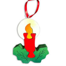 Wooden Candle Ornament Puzzle