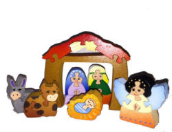 Wooden Nativity Set Puzzle